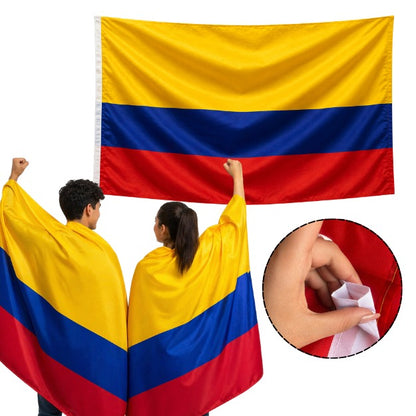 Capa Bandera de Colombia Con Mangas