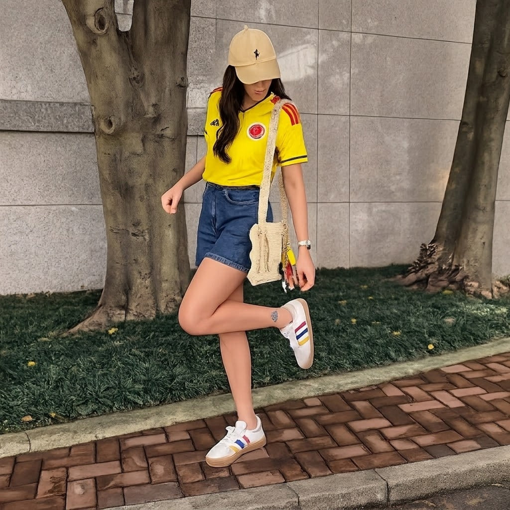 Combo Pasión Tricolor Tenis + Bolso Dama